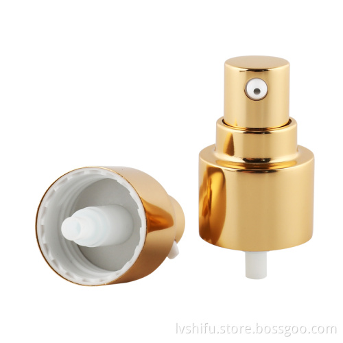 Electrochemical Aluminum Gold Cosmetic Spray Pump